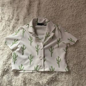 Cactus print top!